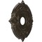 Ekena Millwork Attica PVC Ceiling Medallion (Canopies up to 5 5/8"), 16"OD x 3 1/2"ID x 1"P, Metallic Dark Bronze CMP16ATCDB - alternate 4